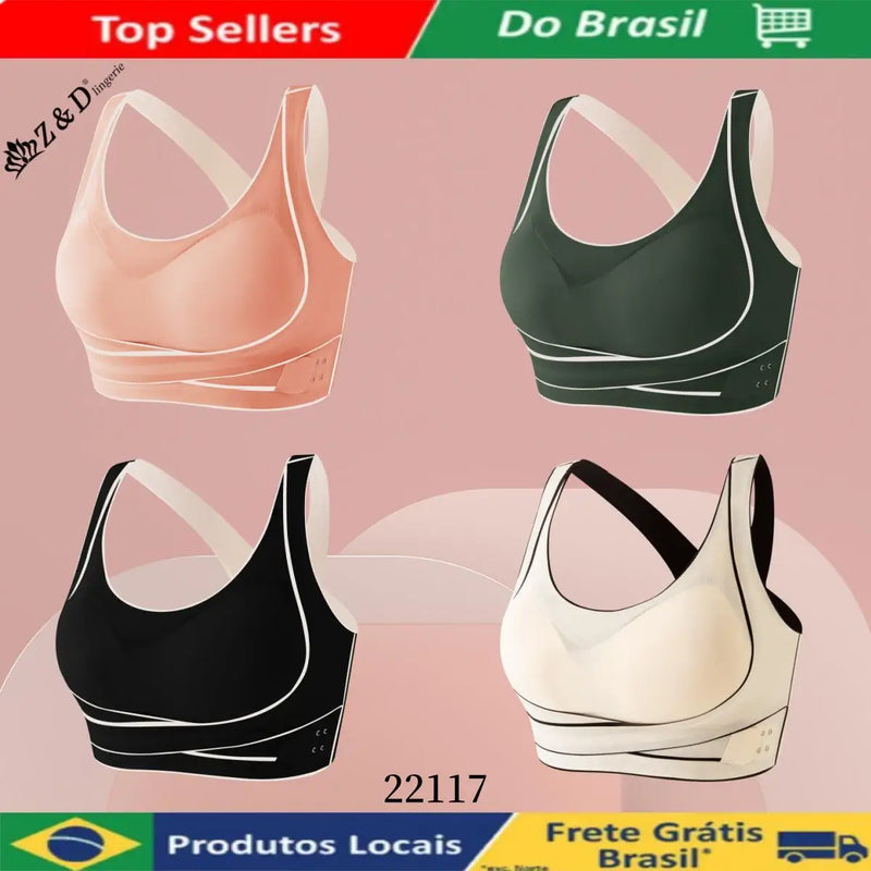 Sutiã Sem Articulação com Acolchoado - Z&D Lingerie