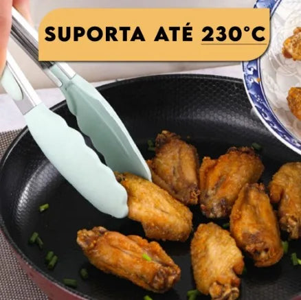 Kit de Utensílios de Cozinha em Silicone: Cozinhe com segurança e estilo!