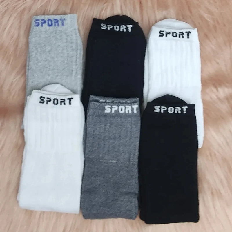 Kit 6 Pares de Meias Esportivas Masculinas