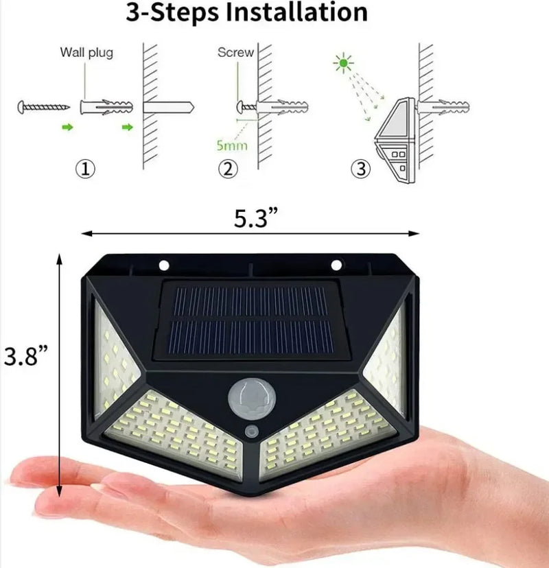 Luz Solar Inteligente com Sensor de Movimento