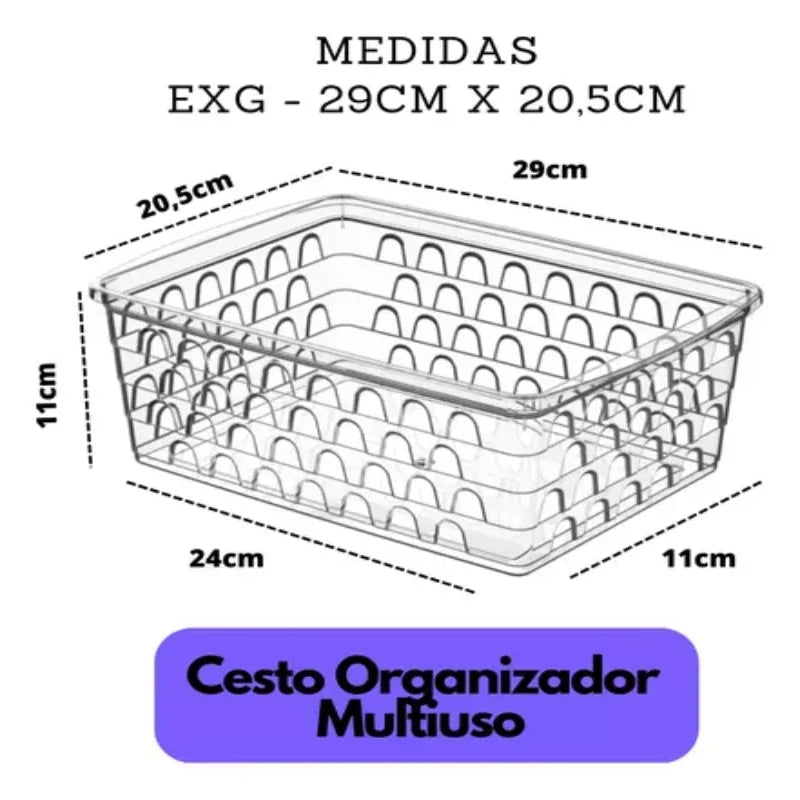 12 Cestas Organizadoras Multiuso: A Solução Completa para Organizar Tudo!