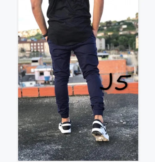 Calça Jogger Masculina Com Punho Elástico