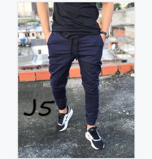 Calça Jogger Masculina Com Punho Elástico