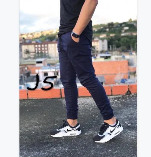 Calça Jogger Masculina Com Punho Elástico